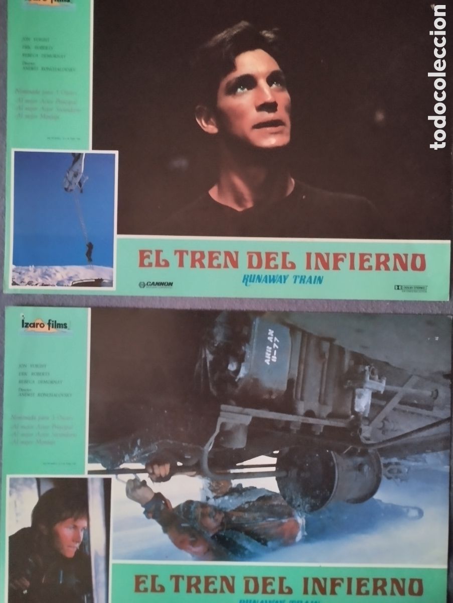 Cine: 2 FOTOCROMOS - EL TREN DEL INFIERNO