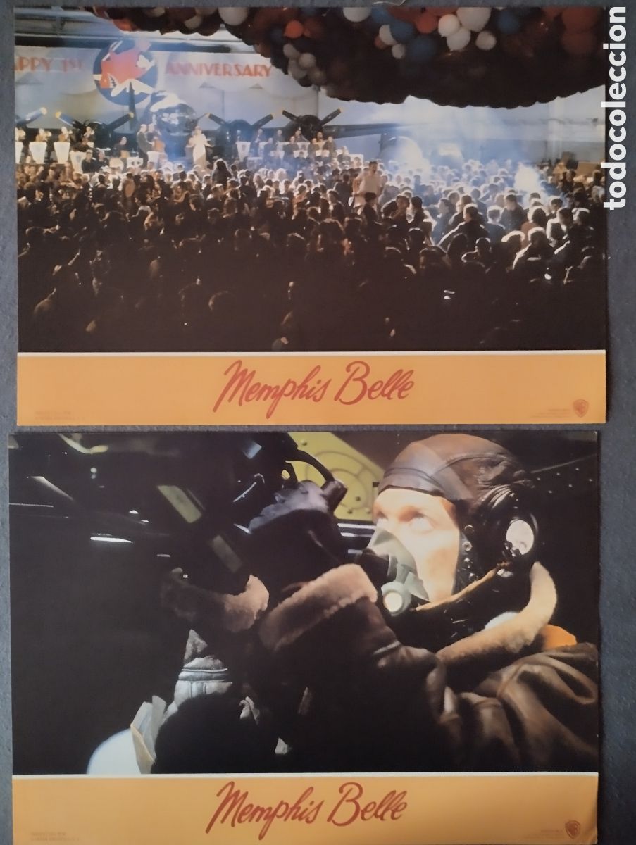 Cine: 2 FOTOCROMOS - MENPHIS BELLE