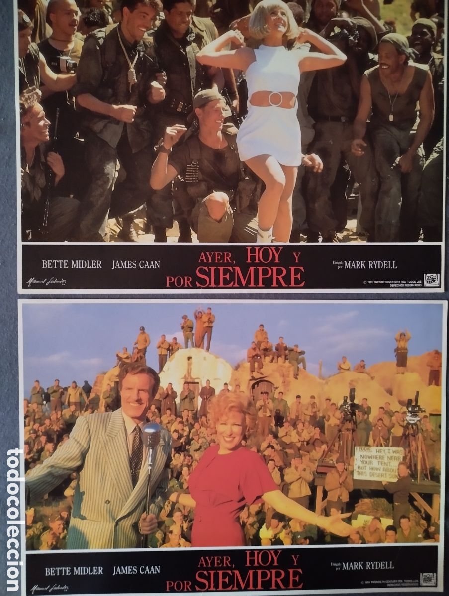 Cine: 2 FOTOCROMOS - AYER HOY Y POR SIEMPRE