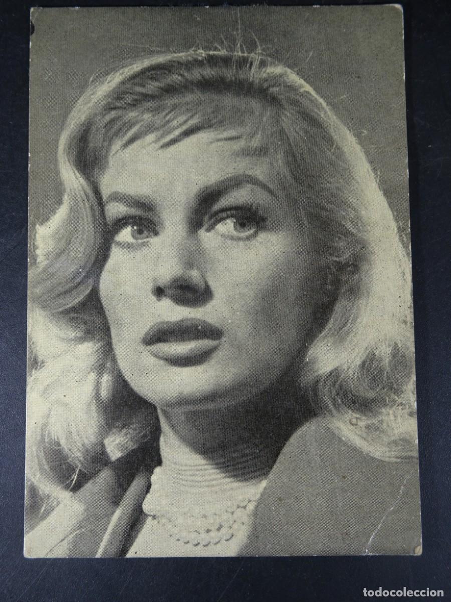 Cine: ANTIGUA TARJETA FLORITA N&ordm; 118, ANITA EKBERG, VER FOTOS