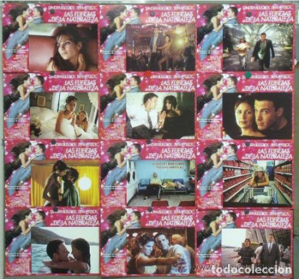 Cinema: AFT49 LAS FUERZAS DE LA NATURALEZA BEN AFFLECK SANDRA BULLOCK SET COMPLETO 12 FOTOCROMOS ORIG EST h1