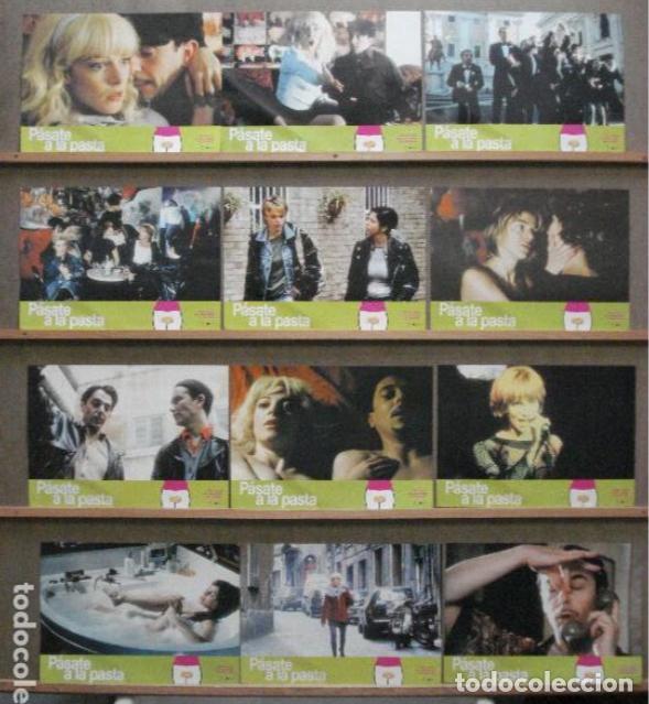 Cinema: AFT50 PASATE A LA PASTA CLAUDIA GERINI PERE PONCE LA VESPA E LA REGINA SET 12 FOTOCROMOS ORIG EST h1