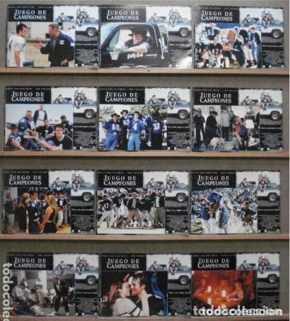 Cinema: AFT51 JUEGO DE CAMPEONES JON VOIGHT JAMES VAN DER BEEK SET COMPLETO 12 FOTOCROMOS ORIG ESTRENO h3