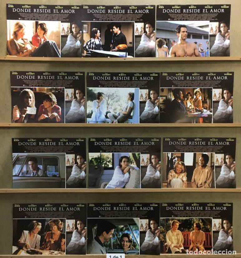 Cinema: AFT53 DONDE RESIDE EL AMOR WINONA RYDER DERMOT MULRONEY SET 12 FOTOCROMOS ORIGINAL ESTRENO h2