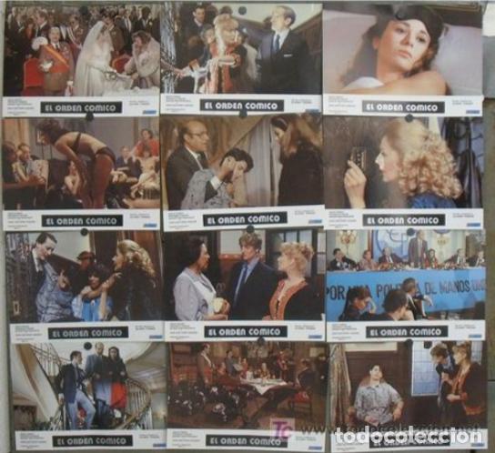 Cinema: AFT56 EL ORDEN COMICO VERONICA FORQUE JESUS PUENTE SET COMPLETO 12 FOTOCROMOS ORIGINAL ESTRENO h4