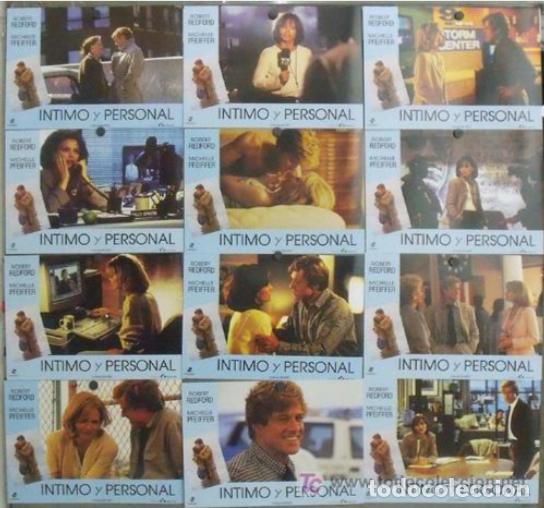 Cinema: AFT57 INTIMO Y PERSONAL MICHELLE PFEIFFER ROBERT REDFORD SET COMPLETO 12 FOTOCROMOS ORIGINAL ESTRENO