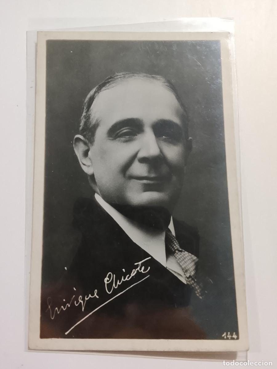 Cine: Postal del actor Enrique Chicote