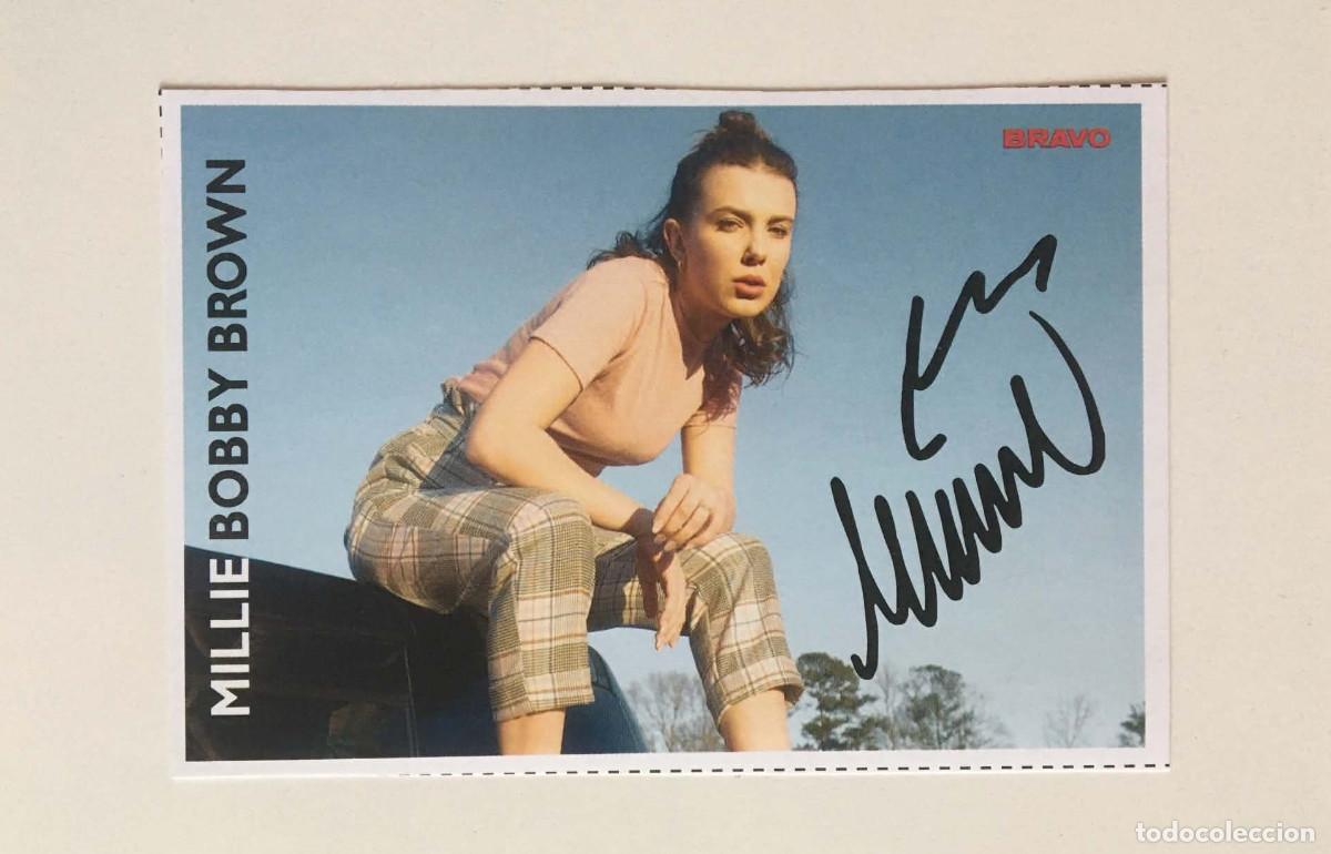 Cine: Millie Bobby Brown / JXDN Collectible Trading Card Rare - Bravo Magazine Bulgaria 2021 TV Movie