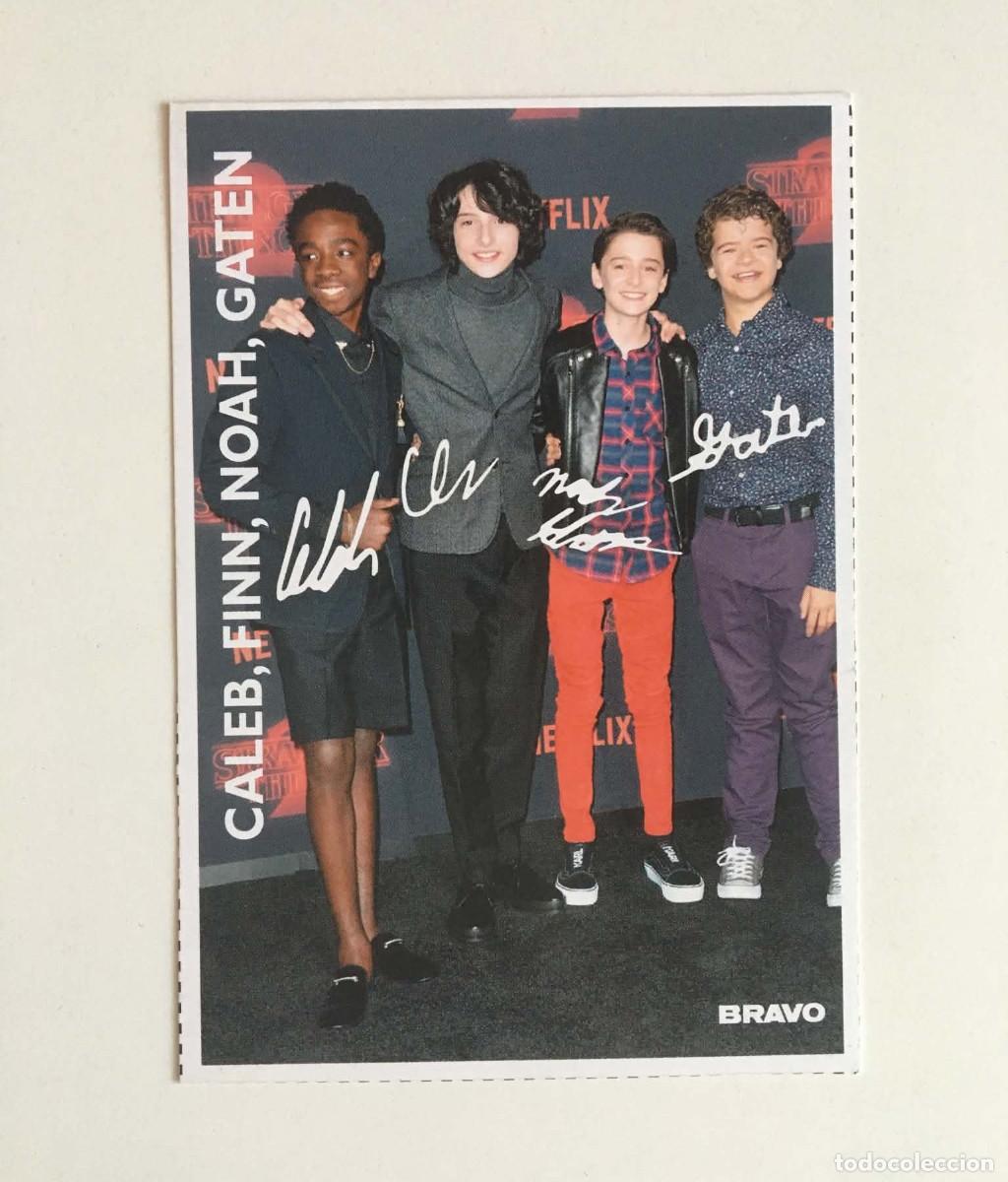 Cine: Stranger Things Cast / Grant Gustin Trading Collectible Card - Bravo Magazine Bulgaria 2018 TV