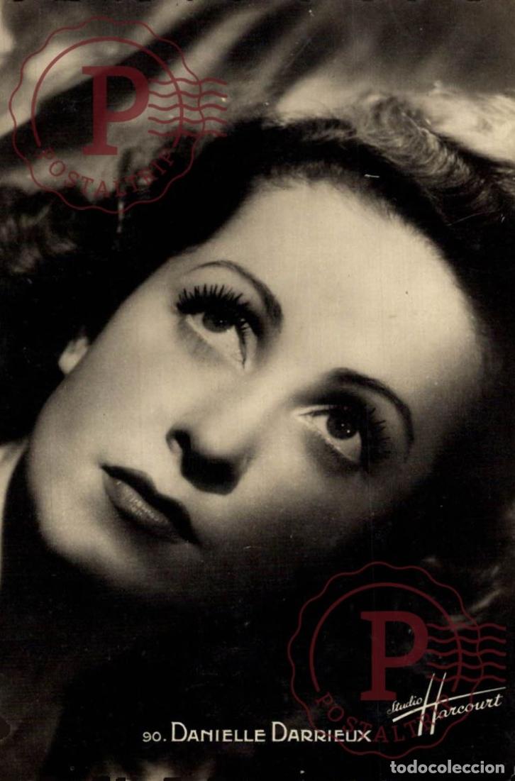 Cinema: DANIELLE DARRIEUX ACTRIZ ACTRESS ACTRICE CINE CINEMA FILM MOVIE HARCOURT RPPC