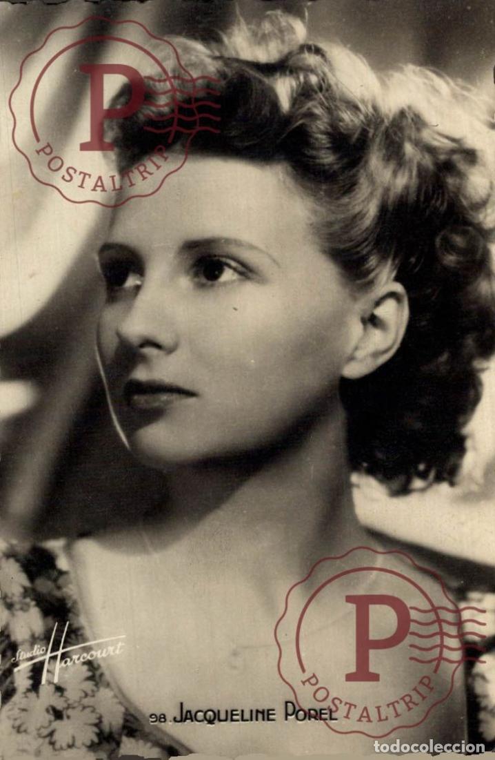 Cinema: JACQUELINE POREL ACTRIZ ACTRESS ACTRICE CINE CINEMA FILM MOVIE HARCOURT RPPC