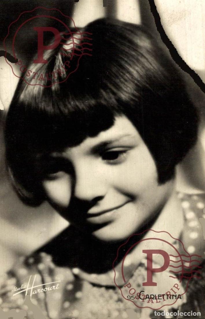 Cinema: CARLETTINA ACTRIZ INFANTIL CINE CINEMA FILM MOVIE HARCOURT RPPC