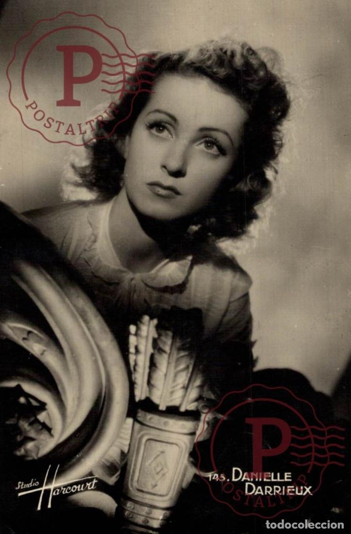 Cinema: DANIELLE DARRIEUX ACTRIZ ACTRESS CINE CINEMA STUDIO HARCOURT RPPC