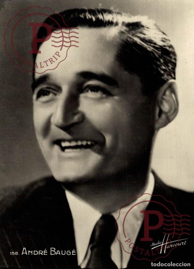 Cinema: ANDRE BAUGE ACTOR BARITONO SINGER CINE CINEMA STUDIO HARCOURT RPPC