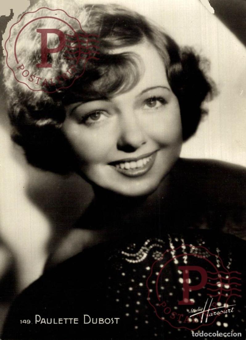 Cinema: PAULETTE DUBOST ACTRIZ ACTRESS CINE CINEMA STUDIO HARCOURT RPPC
