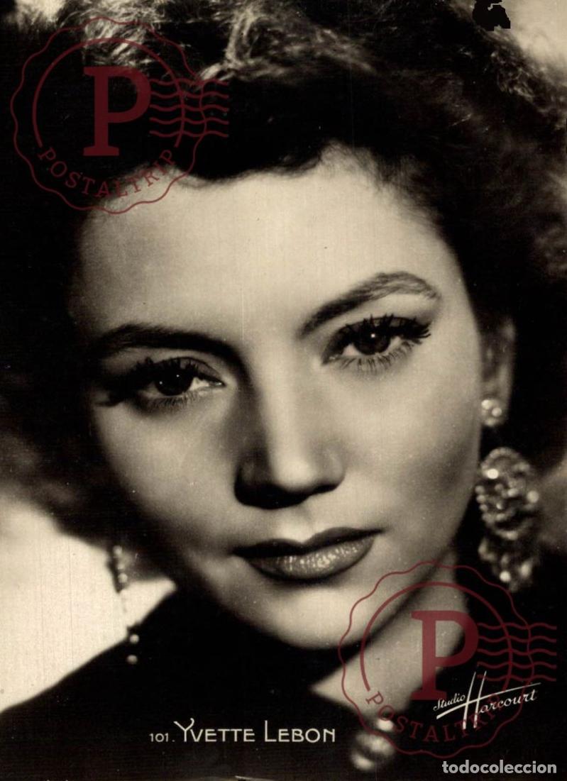 Cinema: YVETTE LEBON ACTRIZ ACTRESS CINE CINEMA STUDIO HARCOURT RPPC