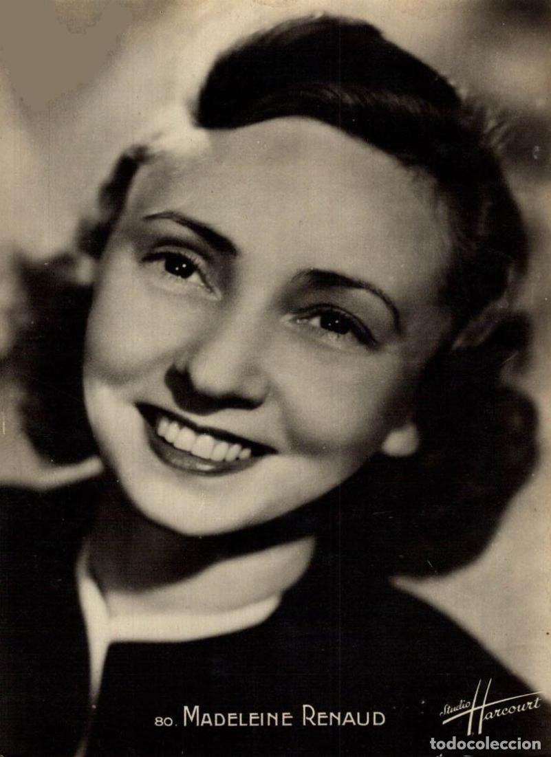 Cinema: MADELEINE RENAUD ACTRIZ ACTRESS CINE CINEMA STUDIO HARCOURT RPPC