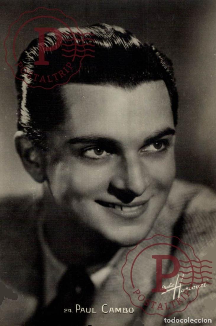 Cinema: PAUL CAMBO ACTOR ACTEUR CINE CINEMA STUDIO HARCOURT RPPC