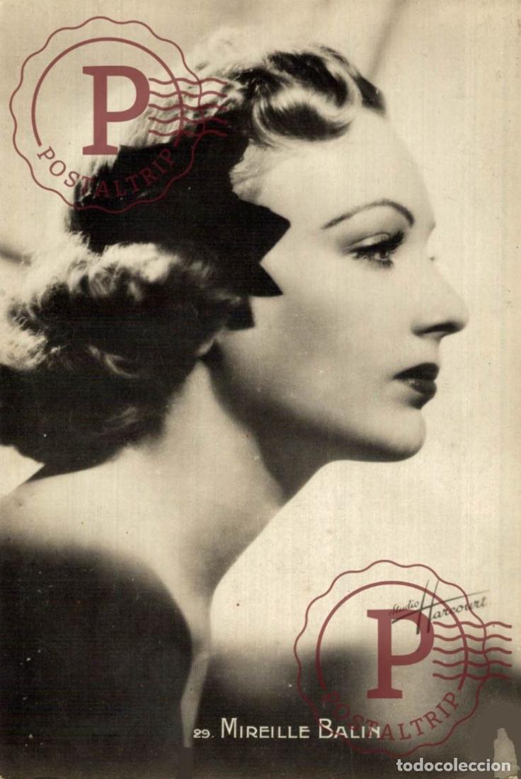 Cin&eacute;ma: MIREILLE BALIN ACTRIZ ACTRESS CINE CINEMA STUDIO HARCOURT RPPC