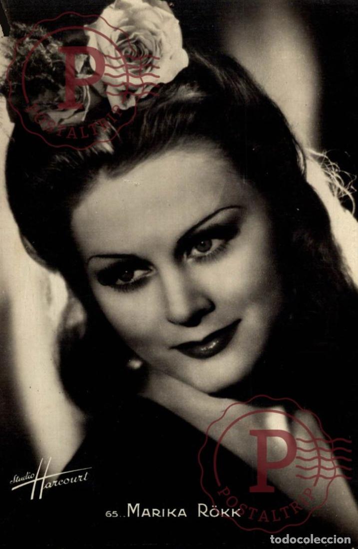 Cin&eacute;ma: MARIKA R&Ouml;KK ACTRIZ STUDIO HARCOURT E.R. PARIS RPPC