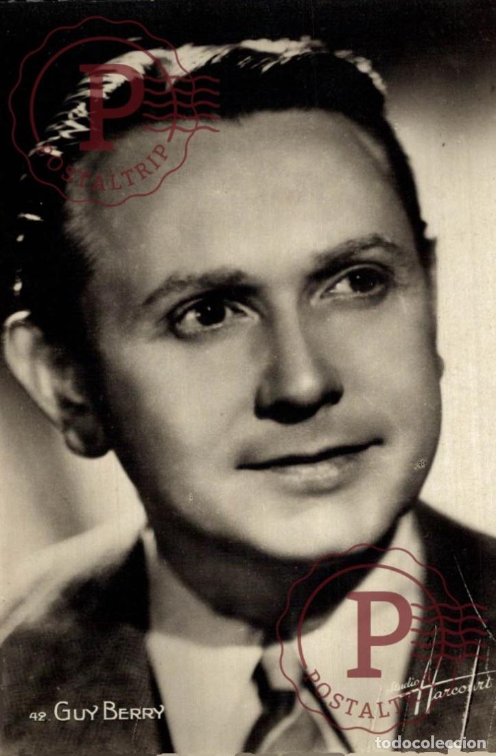 Cine: GUY BERRY ACTOR STUDIO HARCOURT E.R. PARIS RPPC