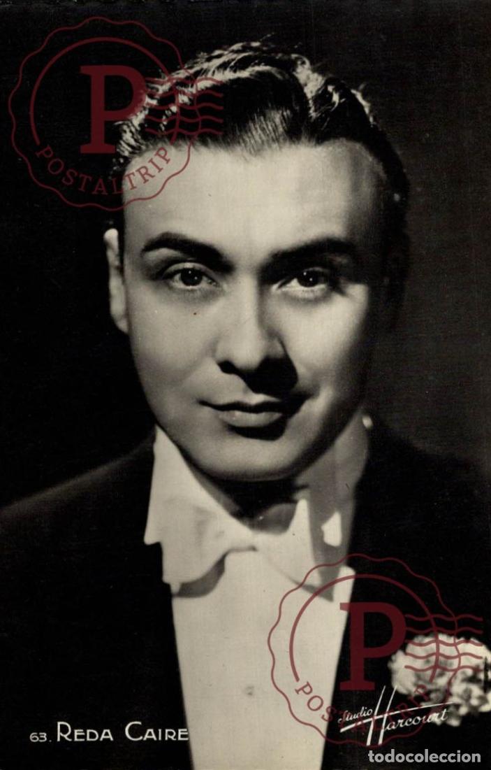 Cine: REDA CAIRE CHANTEUR CHANSON PHOTO RPPC HARCOURT PARIS