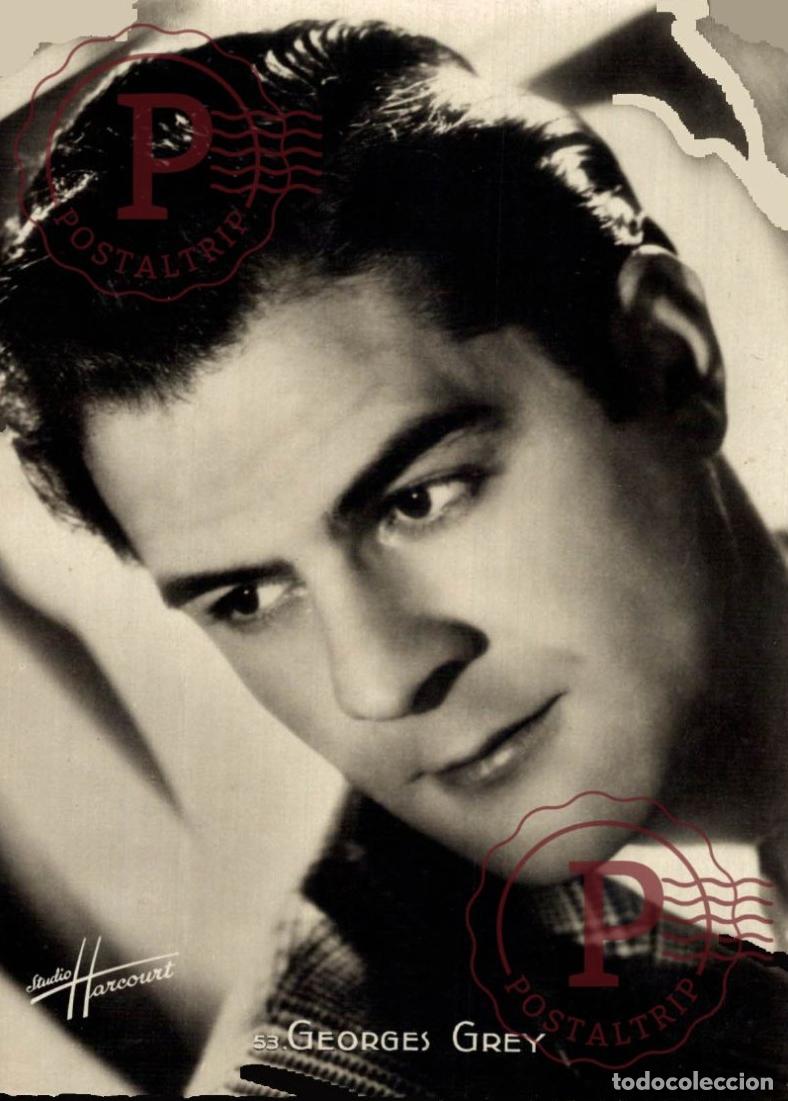 Cine: GEORGES GREY ACTOR STUDIO HARCOURT E.R. PARIS RPPC