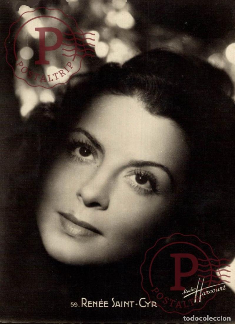 Cine: RENEE SAINT CYR ACTRICE STUDIO HARCOURT E.R. PARIS RPPC ACTRIZ ACTRESS