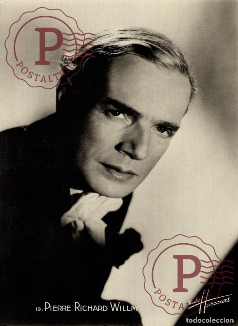 Cine: PIERRE RICHARD WILLM ACTOR STUDIO HARCOURT E.R. PARIS RPPC