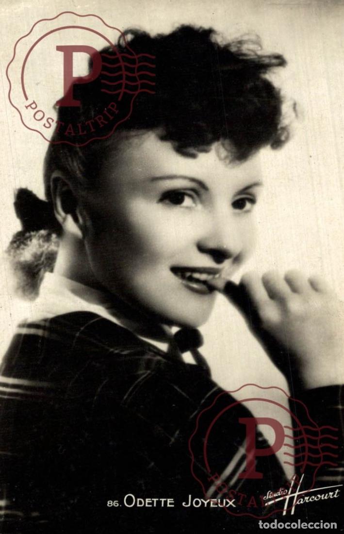 Cine: ODETTE JOYEUX ACTRIZ ACTRESS CINE CINEMA STUDIO HARCOURT RPPC