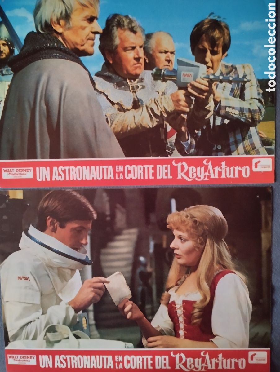 Cine: 2 FOTOCROMOS - UN ASTRONAUTA EN LA CORTE DEL REY ARTURO