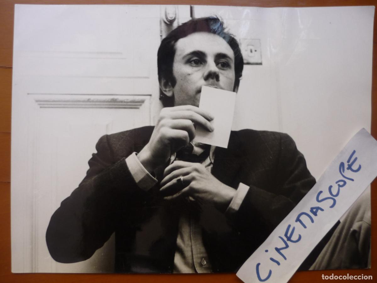 Cine: gonzalo suarez - foto original b/n - director de cine filmmaker DITIRAMBO