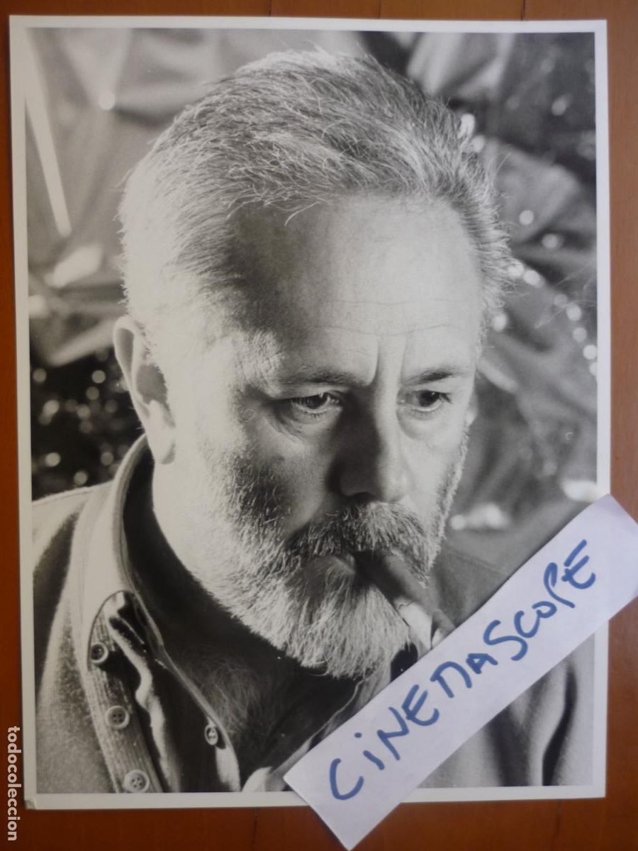 Cine: gonzalo suarez - foto original b/n - director de cine filmmaker 1984