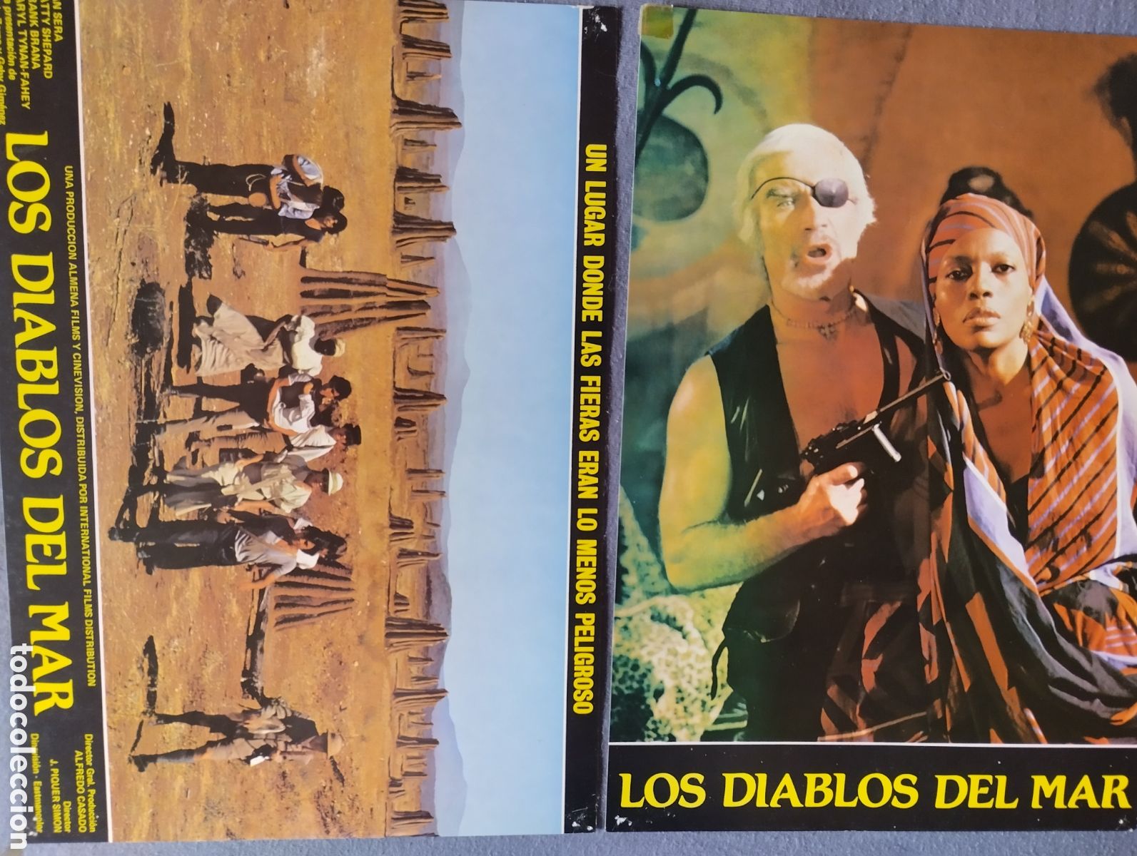 Cinema: 10 FOTOCROMOS - LOS DIABLOS DEL MAR