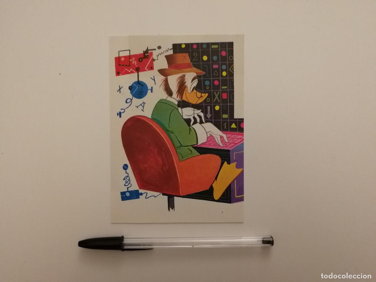 Cine: TARJETA ACARTONADA -10*15- Profesor Ludwig Von Pato - WALT DISNEY