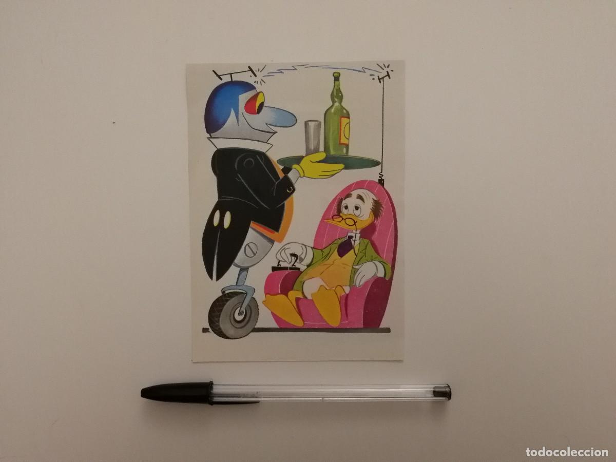 Cine: TARJETA ACARTONADA -10*15- Profesor Ludwig Von Drake - WALT DISNEY - ROBOT