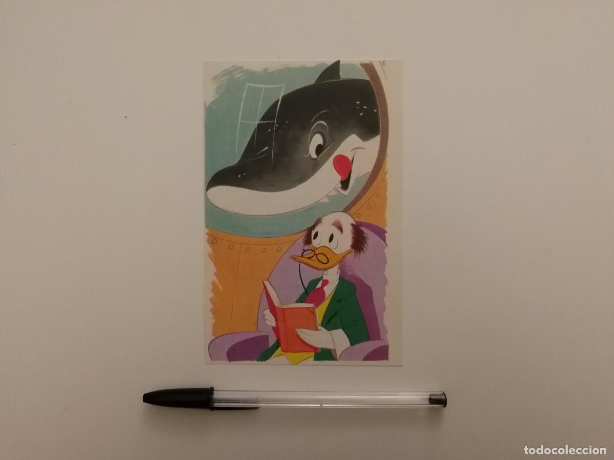Cine: TARJETA ACARTONADA -10*15- Profesor Ludwig Von Drake TIBURON - WALT DISNEY