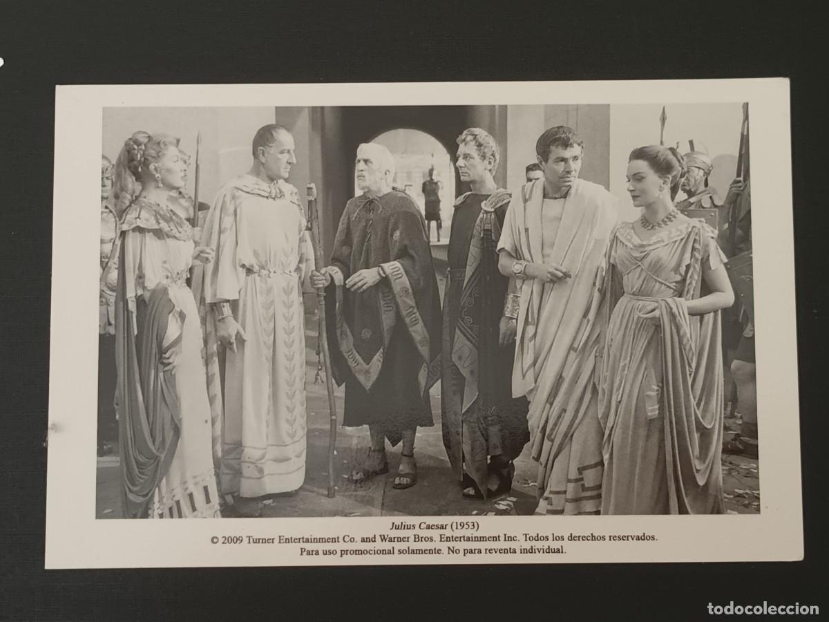 Cine: FOTO POSTLA JULIUS CAESAR / JULIO CESAR. JAMES MASON. DEBORAH KERR