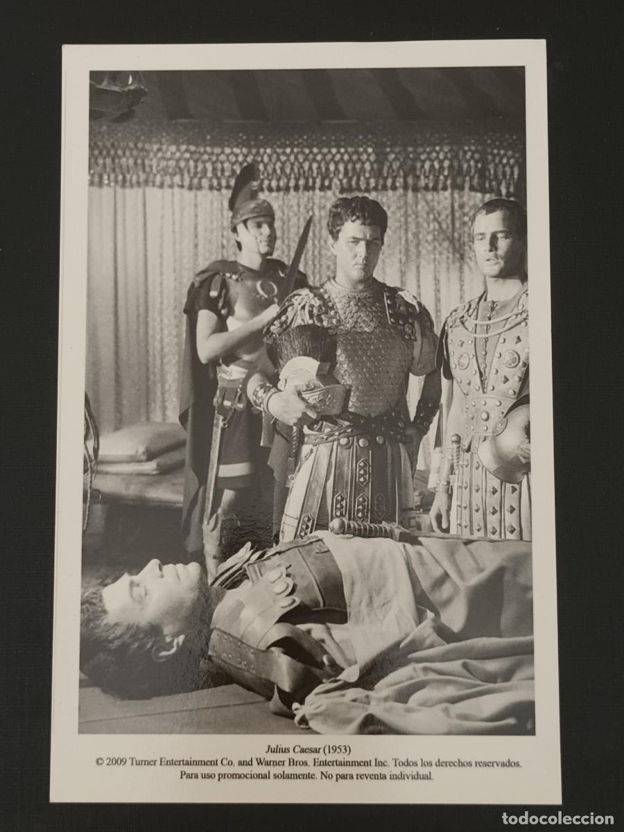 Cine: FOTO POSTAL JULIUS CAESAR / JULIO CESAR. MARLON BRANDO