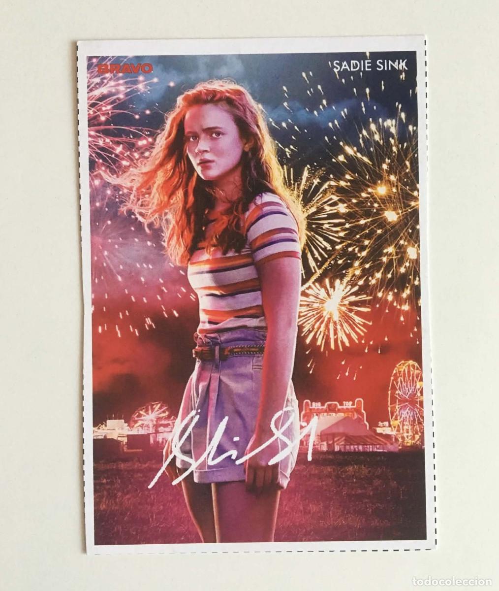 Cine: Sadie Sink Stranger Things / Camila Mendes Collectible Card Rookie - Bravo Magazine Bulgaria 2019 TV