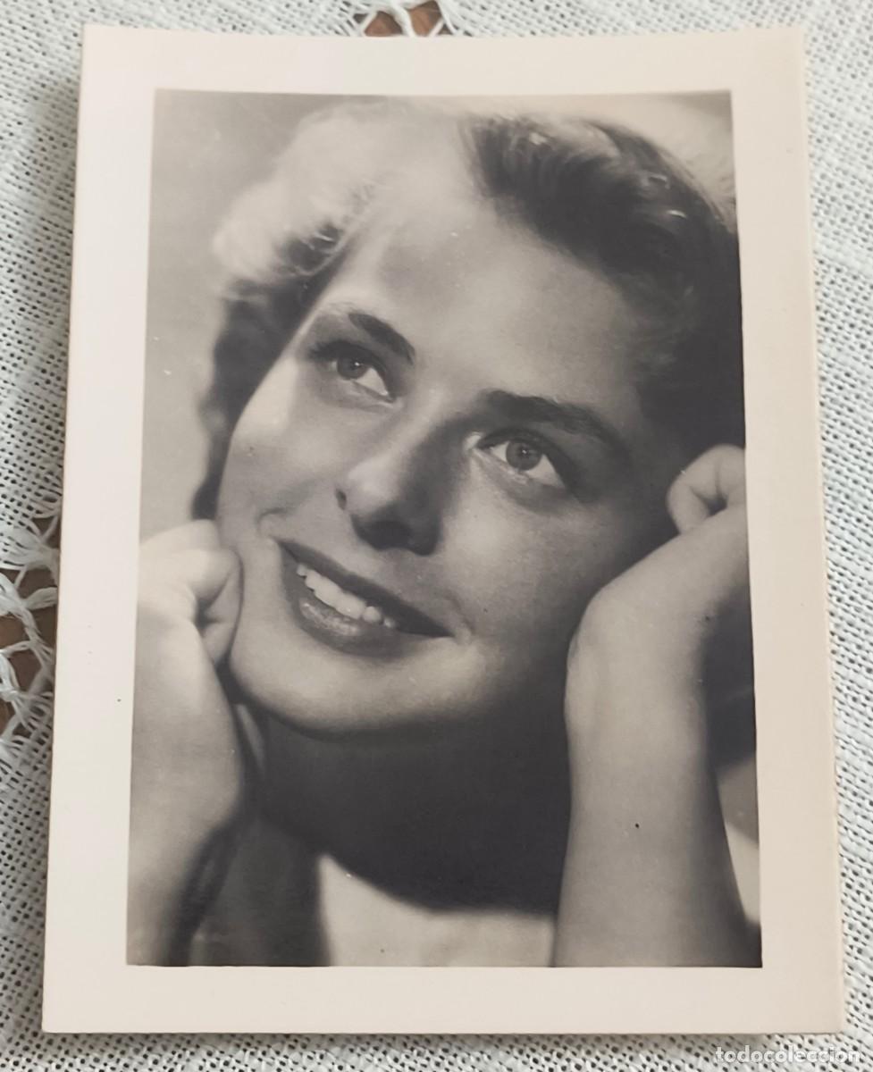 Cine: FOTOCROMO CINE | INGRID BERGMAN - BLANCO Y NEGRO
