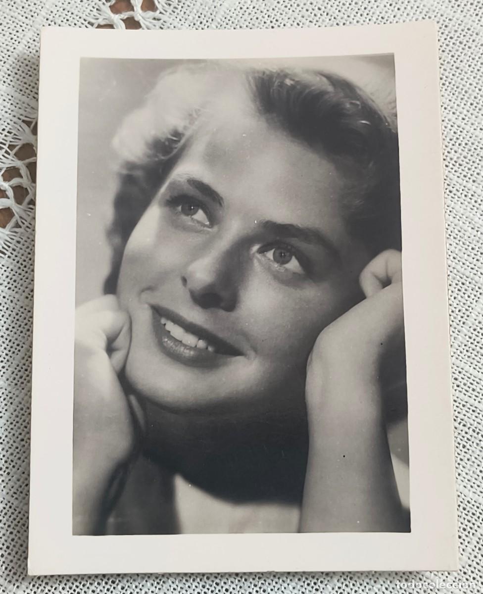 Cine: FOTOCROMO CINE | INGRID BERGMAN - BLANCO Y NEGRO