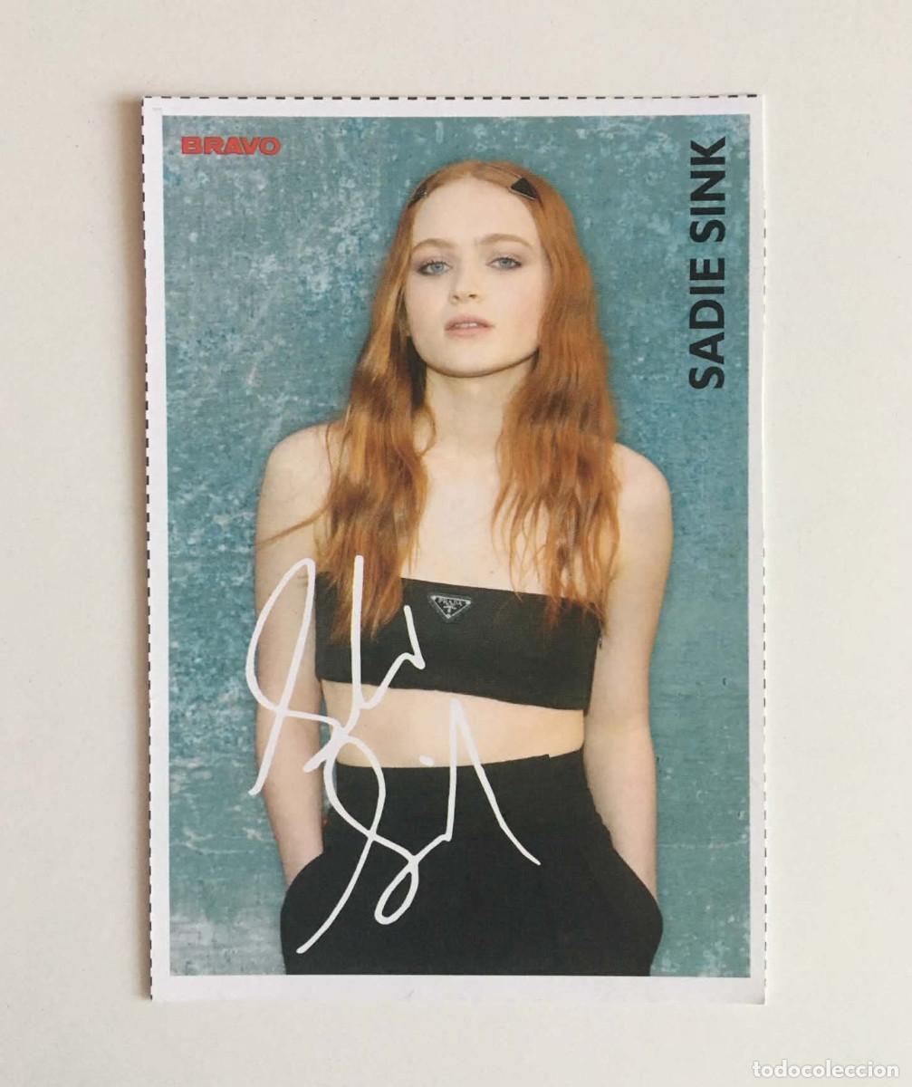 Cine: Sadie Sink Stranger Things / Lilhuddy Trading Collectible Card &ndash; Bravo Magazine Bulgaria c. 2022
