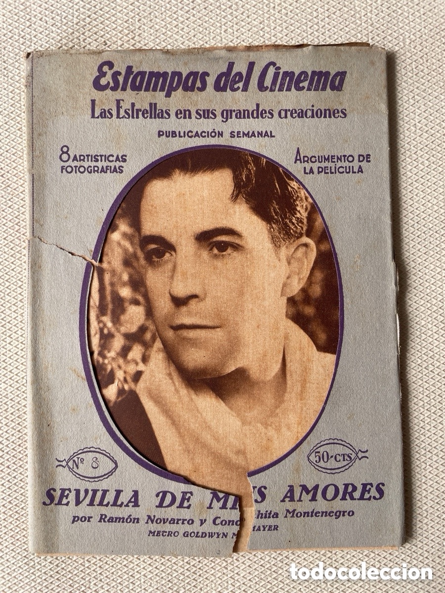 Kino: Estampas del cinema. N&uacute;mero 8. Sevilla de mis amores. Ramon Novarro.