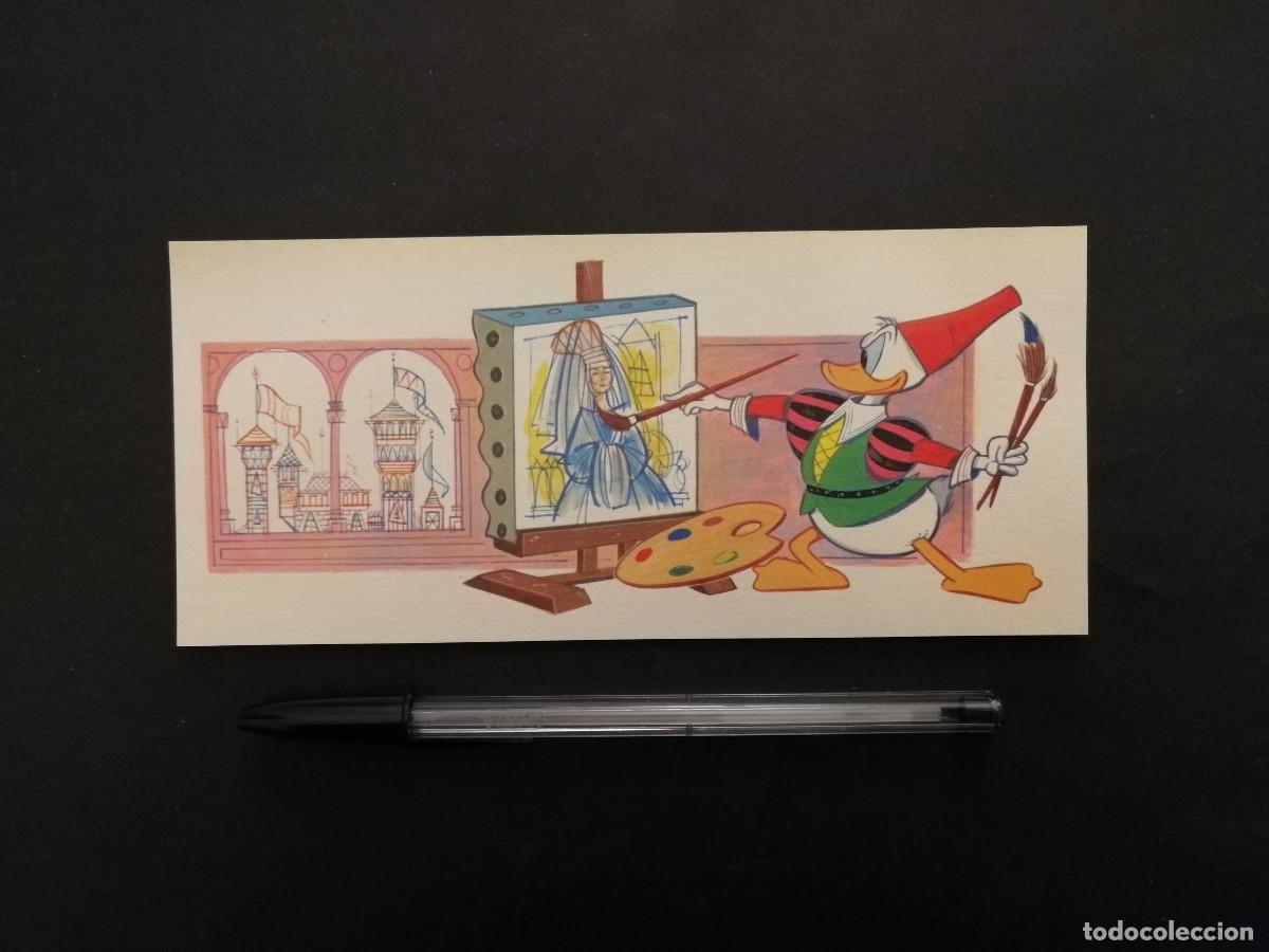 Cinema: TARJETA ACARTONADA - PATO DONALD PINTOR - WALT DISNEY