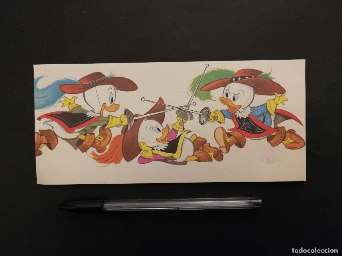 Cinema: TARJETA ACARTONADA - Hugo, Paco y Lu&iacute;s - WALT DISNEY - LOS TRES MOSQUETEROS