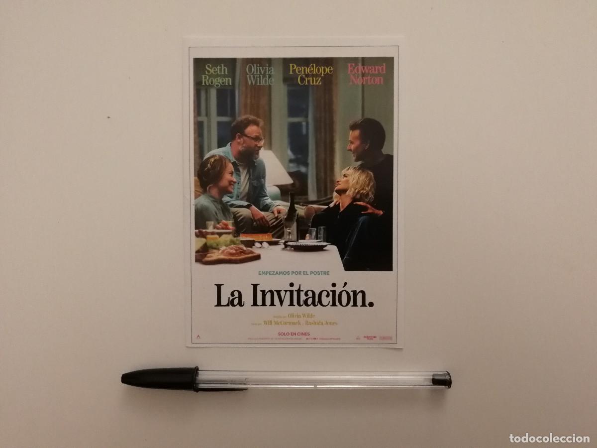 Cine: FICHA COLECCIONABLE -10*15- LA INVITACION - PENELOPE CRUZ