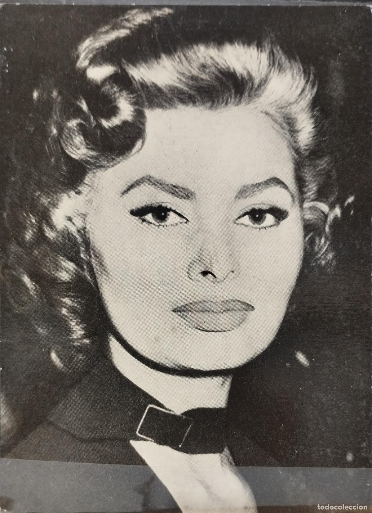 Cin&eacute;ma: TARJETAS FLORITA ACTORES Y ACRICES DE CINE. N&ordm; 72. SOFIA LOREN