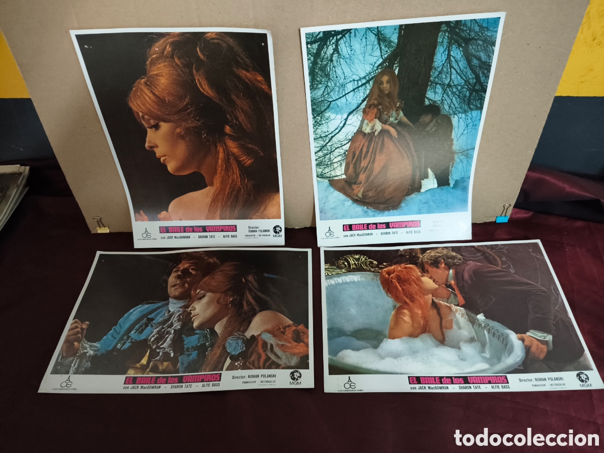 Cinema: 6 FOTOCROMOS EL BAILE DE LOS VAMPIROS SHARON TATE ROMAN POLANSKI