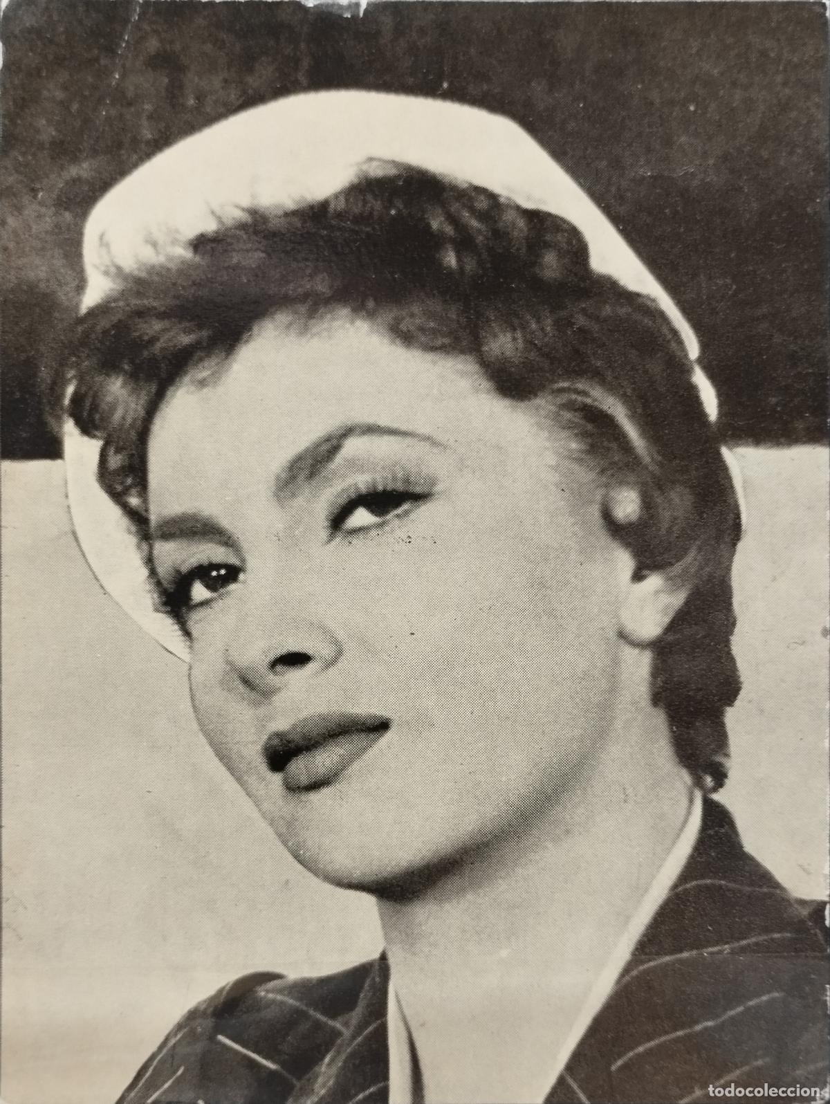 Cine: TARJETAS FLORITA. ACTORES Y ACTRICES DE CINE. N&ordm; 44. GINA LOLLOBRIGIDA.